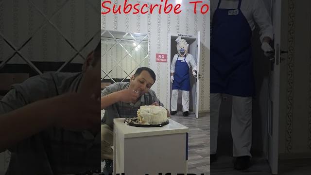 Rod the ice scream man chases me for eating his cake #shorts Rod the ice scream man chases me for eating his cake #shorts