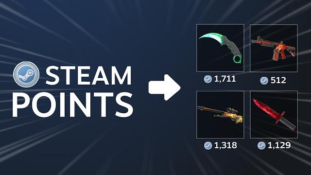 Turn steam points into csgo skins Turn steam points into csgo skins