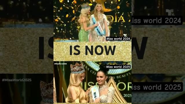 Czech republic passes the crown to...@missworld Czech republic passes the crown to...@missworld