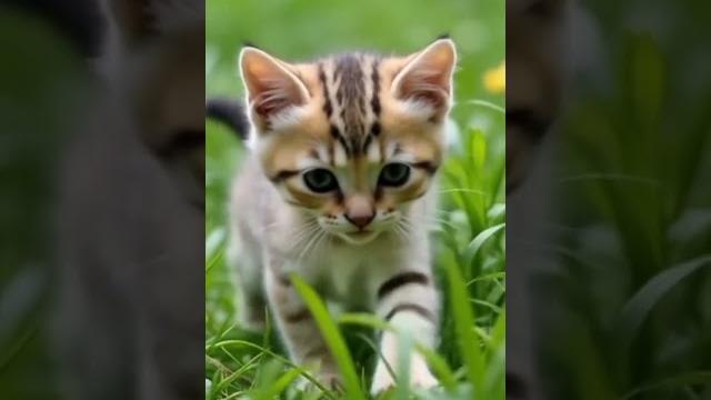 Lost in the jungle… a lonely meow #shorts #2025 Lost in the jungle… a lonely meow #shorts #2025