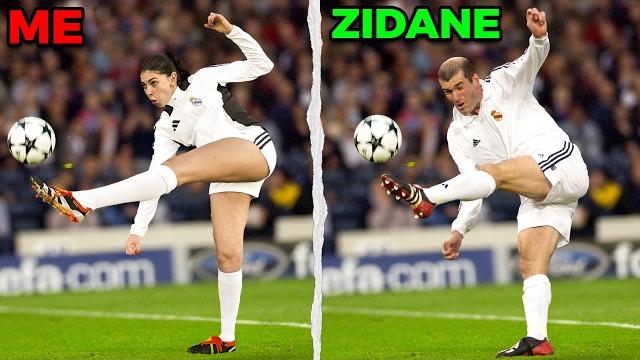I recreated zidane's best goals vs luca zidane I recreated zidane's best goals vs luca zidane