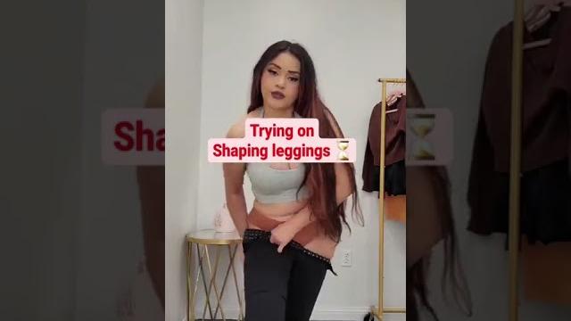 Trying on the viral shaping leggings Trying on the viral shaping leggings
