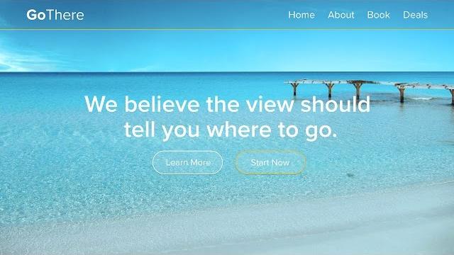 Web design speed art - go there travel site Web design speed art - go there travel site