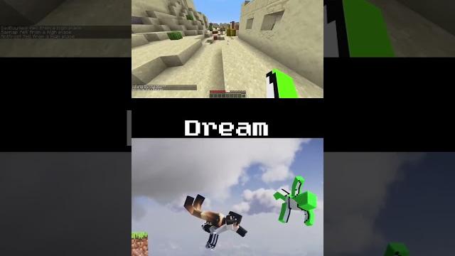 Dream minecraft vs animation Dream minecraft vs animation