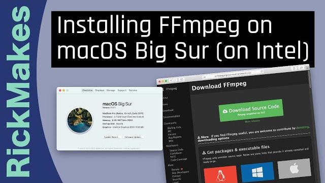 Installing ffmpeg on macos big sur (on intel) Installing ffmpeg on macos big sur (on intel)