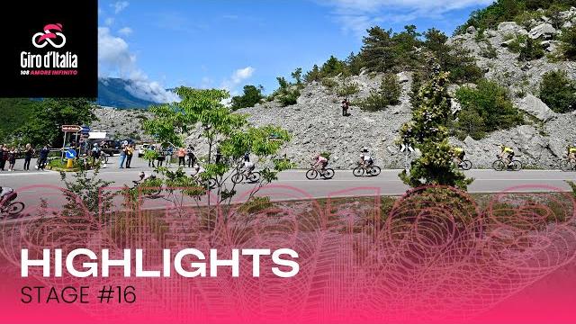 Giro d'italia 2025 | stage 16: highlights Giro d'italia 2025 | stage 16: highlights
