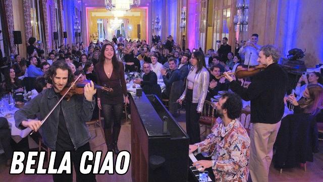 200 guests shocked by insane bella ciao flashmob!! 200 guests shocked by insane bella ciao flashmob!!