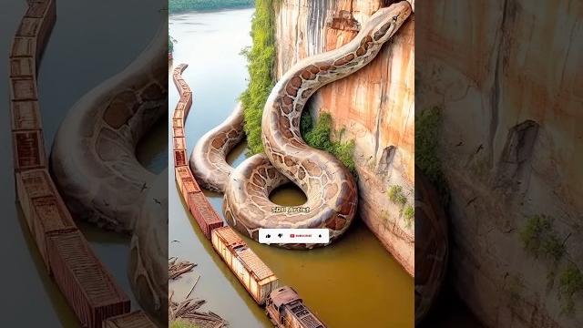 Nature exploration | travel discovered | train and amazon python #shorts #jungle #river Nature exploration | travel discovered | train and amazon python #shorts #jungle #river