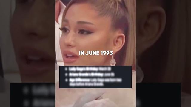 A weird mistake with lady gaga and ariana grande A weird mistake with lady gaga and ariana grande