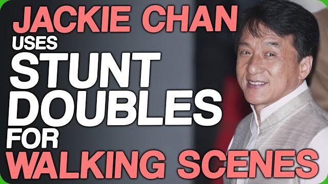 Jackie chan uses stunt doubles for walking scenes (martial arts media we want remastered) Jackie chan uses stunt doubles for walking scenes (martial arts media we want remastered)
