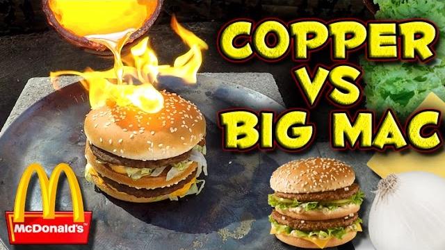 Molten copper vs big mac Molten copper vs big mac