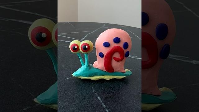 I made gary from the cartoon spongebob#clay #sculpting #plasticine #art #spongebob #gary I made gary from the cartoon spongebob#clay #sculpting #plasticine #art #spongebob #gary