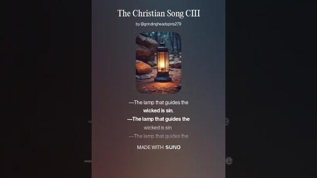 The christian song ciii The christian song ciii