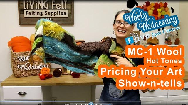 Wooly wednesday 08 01 2018 - felting live hang Wooly wednesday 08 01 2018 - felting live hang