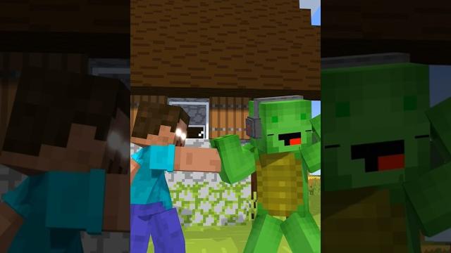 Mikey dodges herobrine punch #minecraft #herobrine #minecraftshorts Mikey dodges herobrine punch #minecraft #herobrine #minecraftshorts