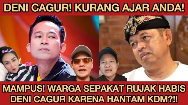 Powerful‼️after suing kang dedi, deni cagur was mocked by residents of west java! so this informa... Powerful‼️after suing kang dedi, deni cagur was mocked by residents of west java! so this informa...