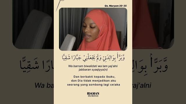 Qs. maryam 30-35 | suara merdu cewe hijab subhanallah #surahmaryam #bacaanalquran by el piano Qs. maryam 30-35 | suara merdu cewe hijab subhanallah #surahmaryam #bacaanalquran by el piano