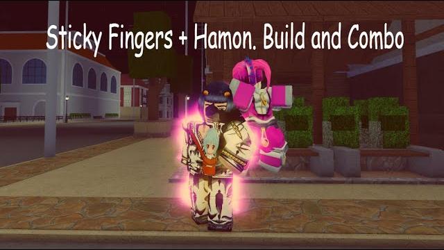 Sticky fingers + hamon. build and combo yba Sticky fingers + hamon. build and combo yba