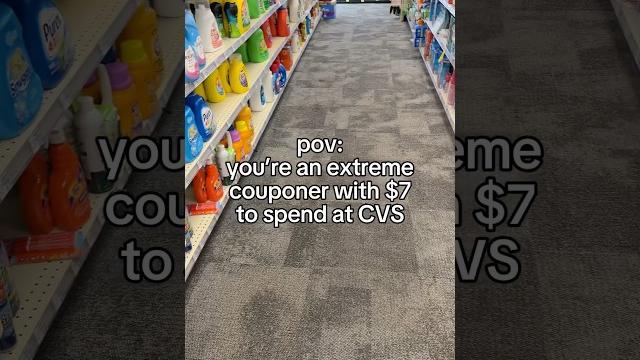 I only have $7 to spend at cvs 🫡 I only have $7 to spend at cvs 🫡