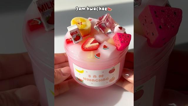Asmr of korean snack slime collection Asmr of korean snack slime collection
