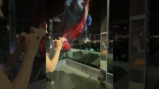 Epic spider-man photography! #shorts #photography #spiderman Epic spider-man photography! #shorts #photography #spiderman