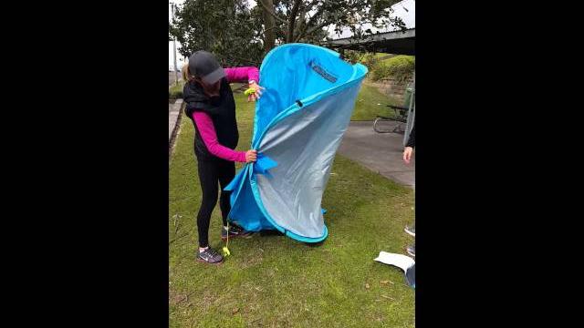 How to pop down the wanderer pop up tent in 22sec How to pop down the wanderer pop up tent in 22sec