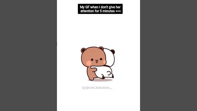 My bubu when i don't give attention to her #shorts #bubu #cute #dudububu #milkmocha #bearpanda My bubu when i don't give attention to her #shorts #bubu #cute #dudububu #milkmocha #bearpanda
