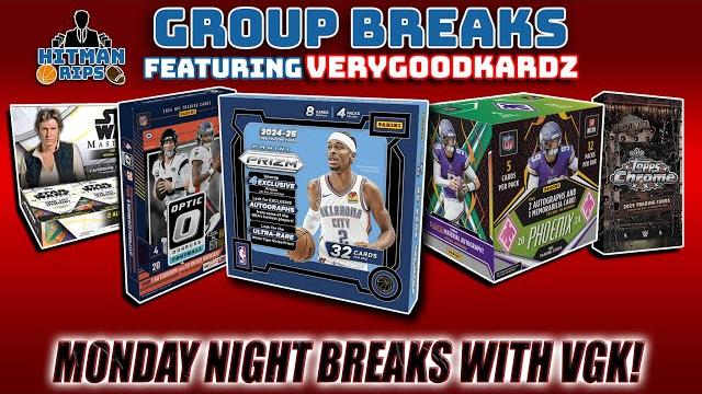 Monday night breaks w/vgk! hot case of nba prizm china, optic football, wwe cactus jack and more! Monday night breaks w/vgk! hot case of nba prizm china, optic football, wwe cactus jack and more!