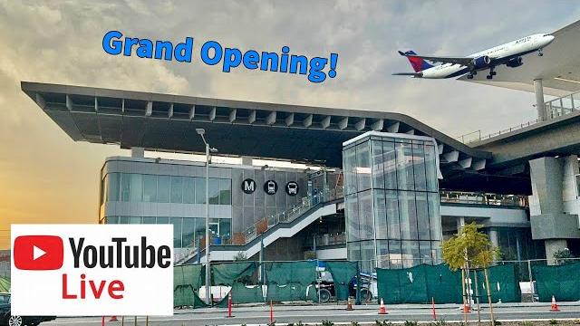 Grand opening! lax/metro transit center livestream Grand opening! lax/metro transit center livestream