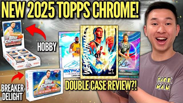 Topps chrome is back for 2025! 2024-25 topps chrome basketball hobby & breaker delight box review Topps chrome is back for 2025! 2024-25 topps chrome basketball hobby & breaker delight box review