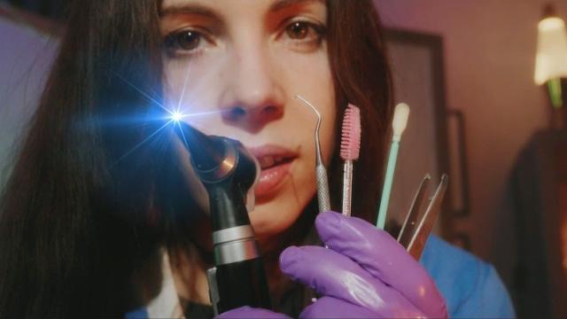 Asmr relaxing hearing test & ear cleaning for sleep Asmr relaxing hearing test & ear cleaning for sleep