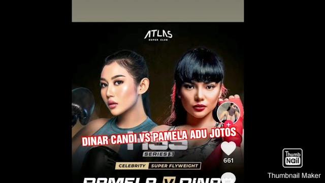 Adu jotos di ring: dinar candi vs pamela Adu jotos di ring: dinar candi vs pamela