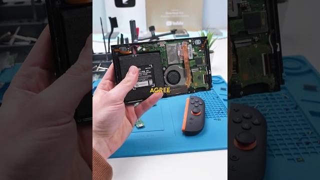 Ifixit just dunked on nintendo.... #shorts Ifixit just dunked on nintendo.... #shorts