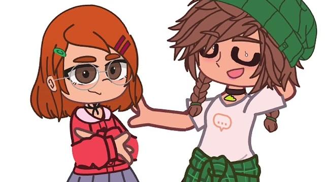 Peg + cat but its mei and miriam Peg + cat but its mei and miriam