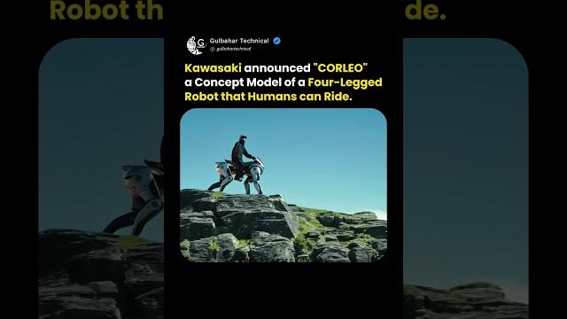 Kawasaki introduces corleo: the robotic horse of the future Kawasaki introduces corleo: the robotic horse of the future