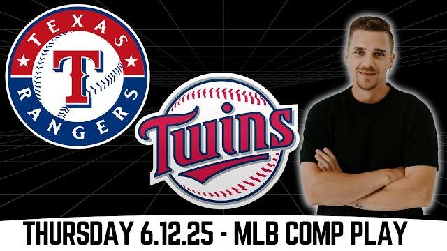 Mlb picks and predictions - texas rangers vs minnesota twins - 6/12/25 | mlb free best bets & odds Mlb picks and predictions - texas rangers vs minnesota twins - 6/12/25 | mlb free best bets & odds