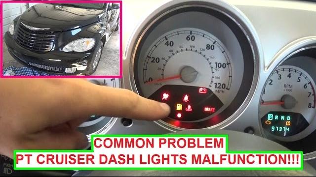 Chrysler pt cruiser dash lights instrument cluster lights on & off blinking common problem! Chrysler pt cruiser dash lights instrument cluster lights on & off blinking common problem!