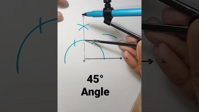 45 degree angle 45 degree angle