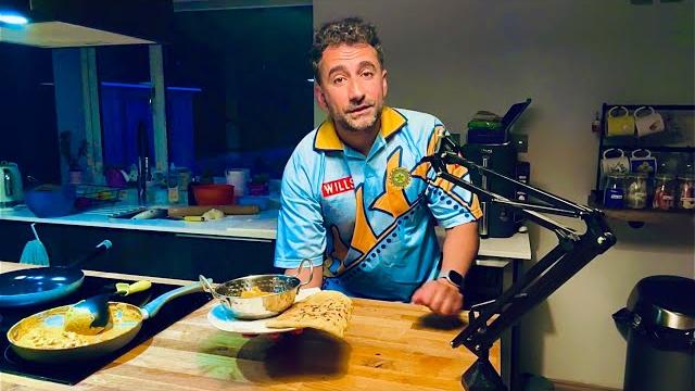 Asmr: my homemade butter chicken & cheese naan Asmr: my homemade butter chicken & cheese naan