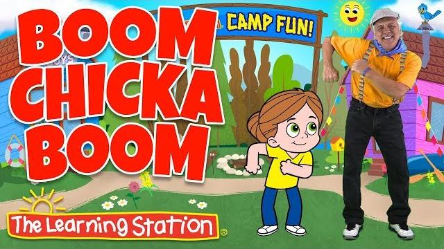 Boom chicka boom action songs kids brain breaks camp songs kids songs the learning station Boom chicka boom action songs kids brain breaks camp songs kids songs the learning station