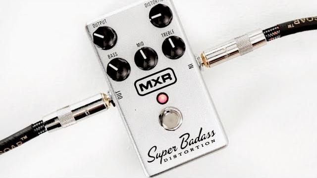 Mxr super badass distortion: james Mxr super badass distortion: james