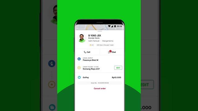Ganti tujuan untuk pengguna gojek Ganti tujuan untuk pengguna gojek