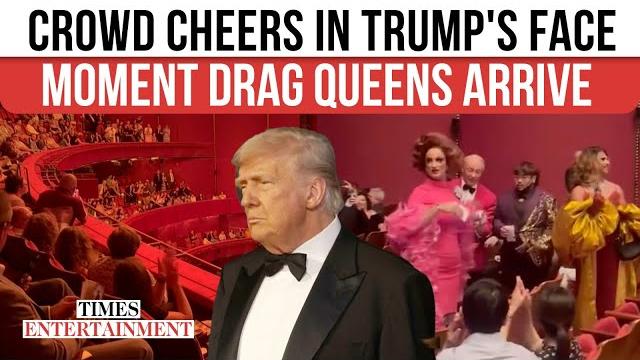 Watch kennedy center cheer for drag queens in front of trump; boos & cheers with 'les miserables' Watch kennedy center cheer for drag queens in front of trump; boos & cheers with 'les miserables'