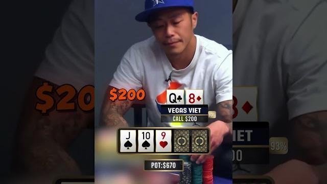 Straight over staight on the flop for all the chips!!! #fyp #poker #cpl #championspokerlive Straight over staight on the flop for all the chips!!! #fyp #poker #cpl #championspokerlive