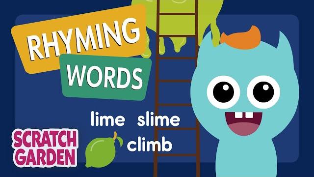 Rhyming words | monsters learn english | scratch garden Rhyming words | monsters learn english | scratch garden
