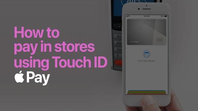 Apple pay — how to pay with touch id on iphone — apple #shorts Apple pay — how to pay with touch id on iphone — apple #shorts