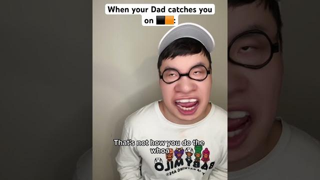 When your dad catches you in 4k #comedy #shorts When your dad catches you in 4k #comedy #shorts