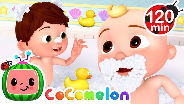 Baby jj's bubble bath song! | 2 hours of cocomelon | nursery rhymes | animals for kids Baby jj's bubble bath song! | 2 hours of cocomelon | nursery rhymes | animals for kids