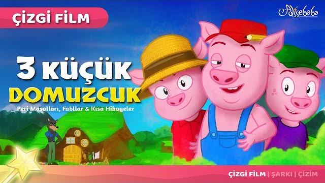 Adisebaba çizgi film masallar - üç küçük domuzcuk Adisebaba çizgi film masallar - üç küçük domuzcuk