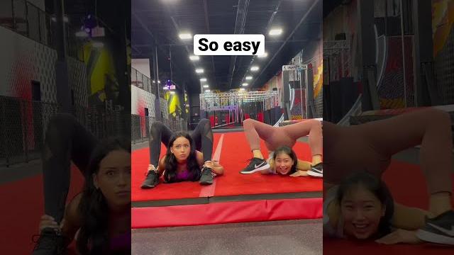 Life hack for a flexible back (may require a friend) #shorts Life hack for a flexible back (may require a friend) #shorts